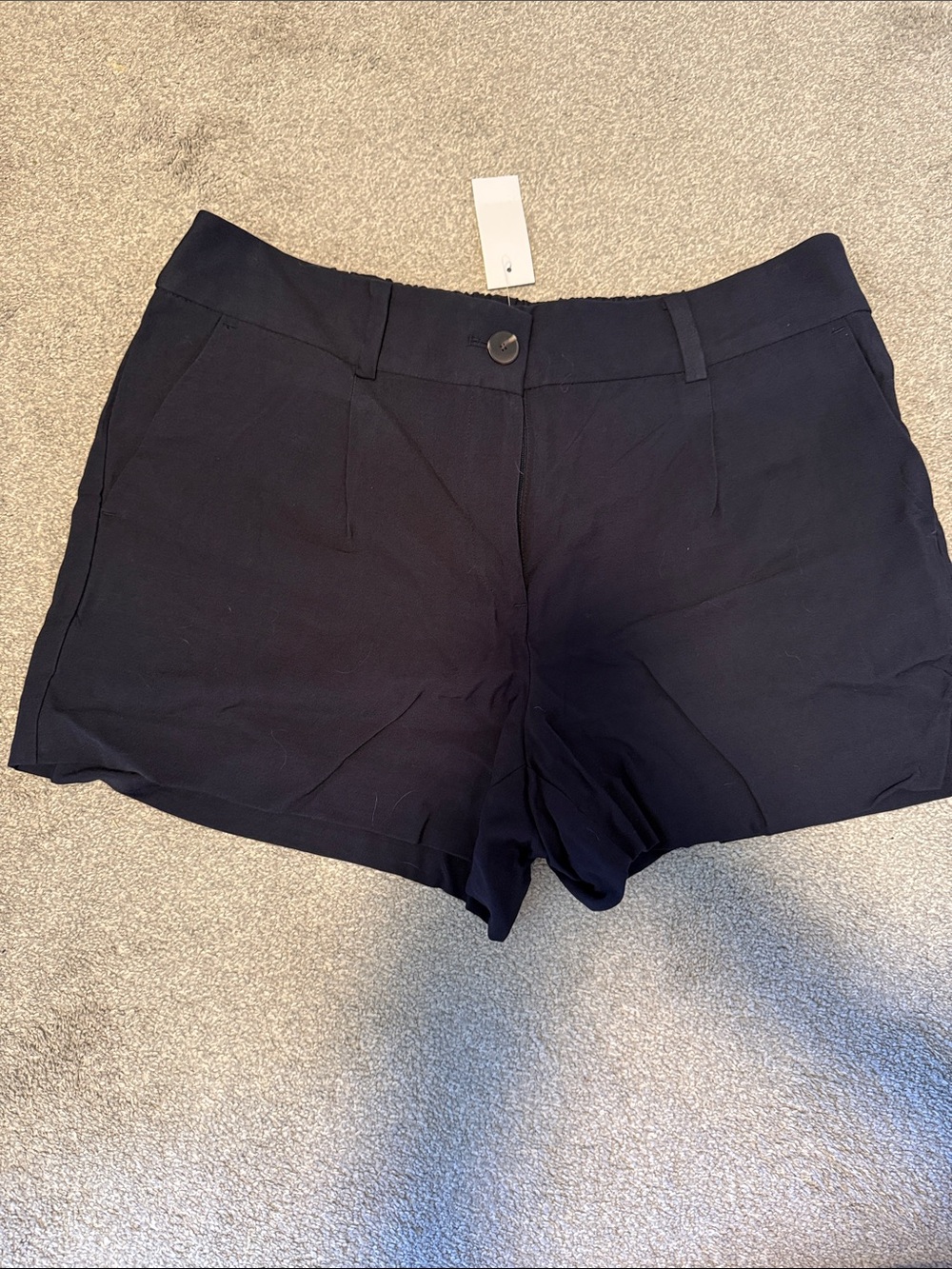 LOFT Navy Tailored Shorts